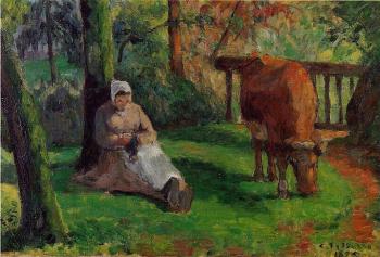 Camille Pissarro : Cowherd II